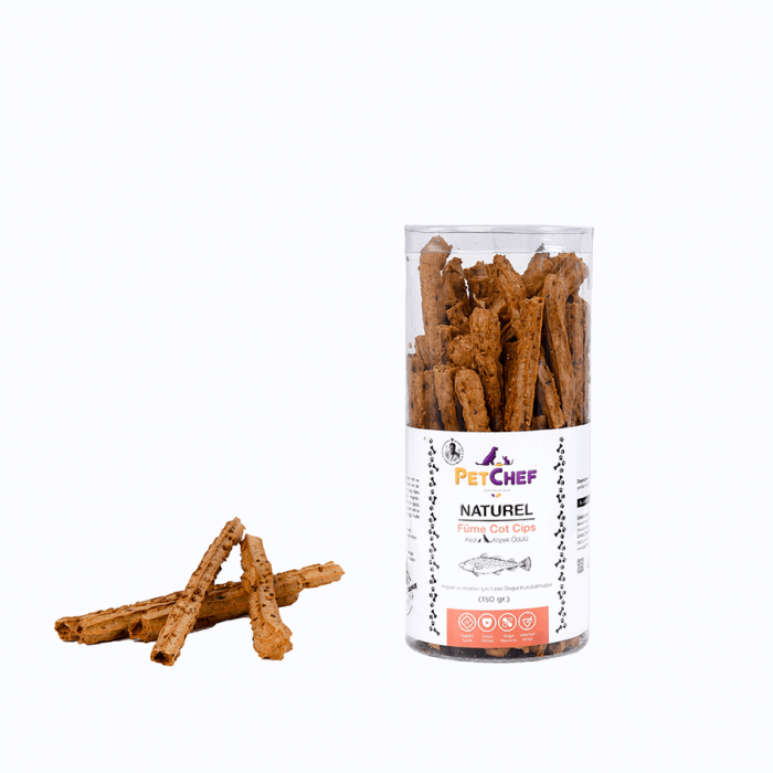 PetChef Füme Somon Balığı Köpek Ödül Cips (150 Gr)