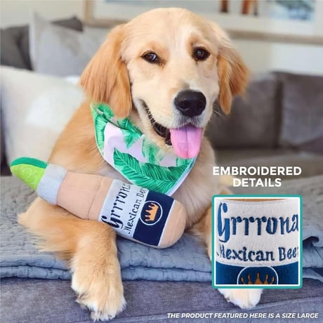 GRRRONA BEER PELUŞ KÖPEK OYUNCAĞI