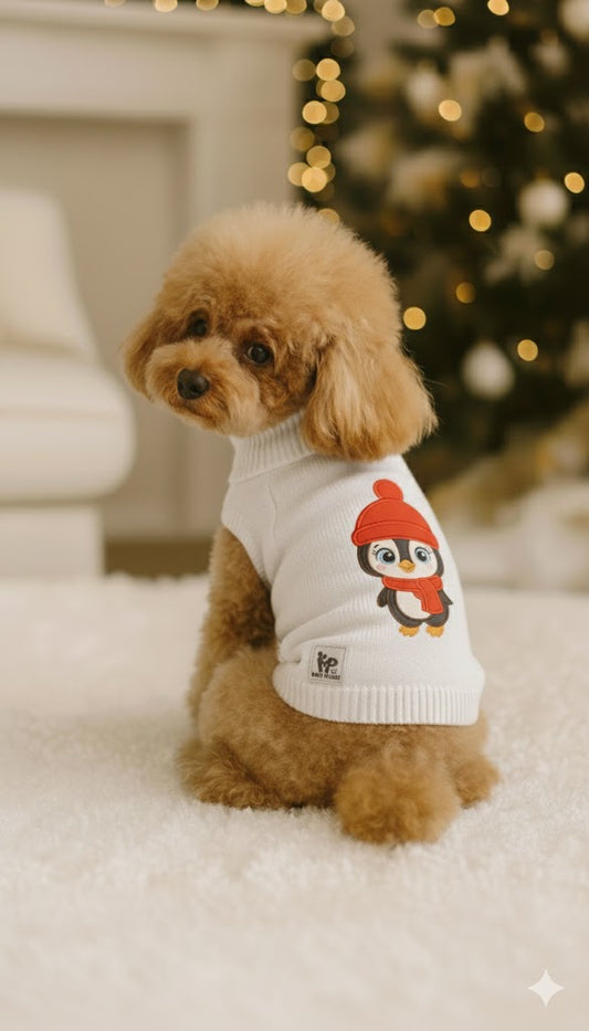 MERPAWW ECRU PENGUEN KÖPEK KAZAK