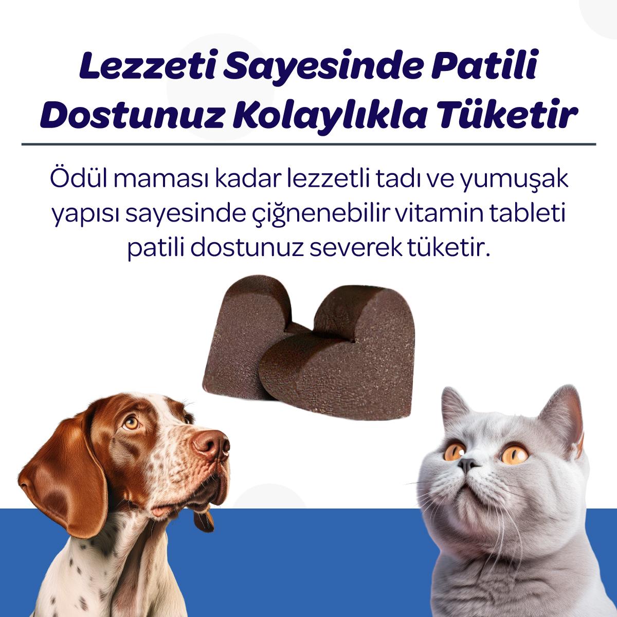 Vet's Plus Hip&Joint Kedi ve Köpekler İçin Eklem Destekleyici Çiğnenebilir Tablet