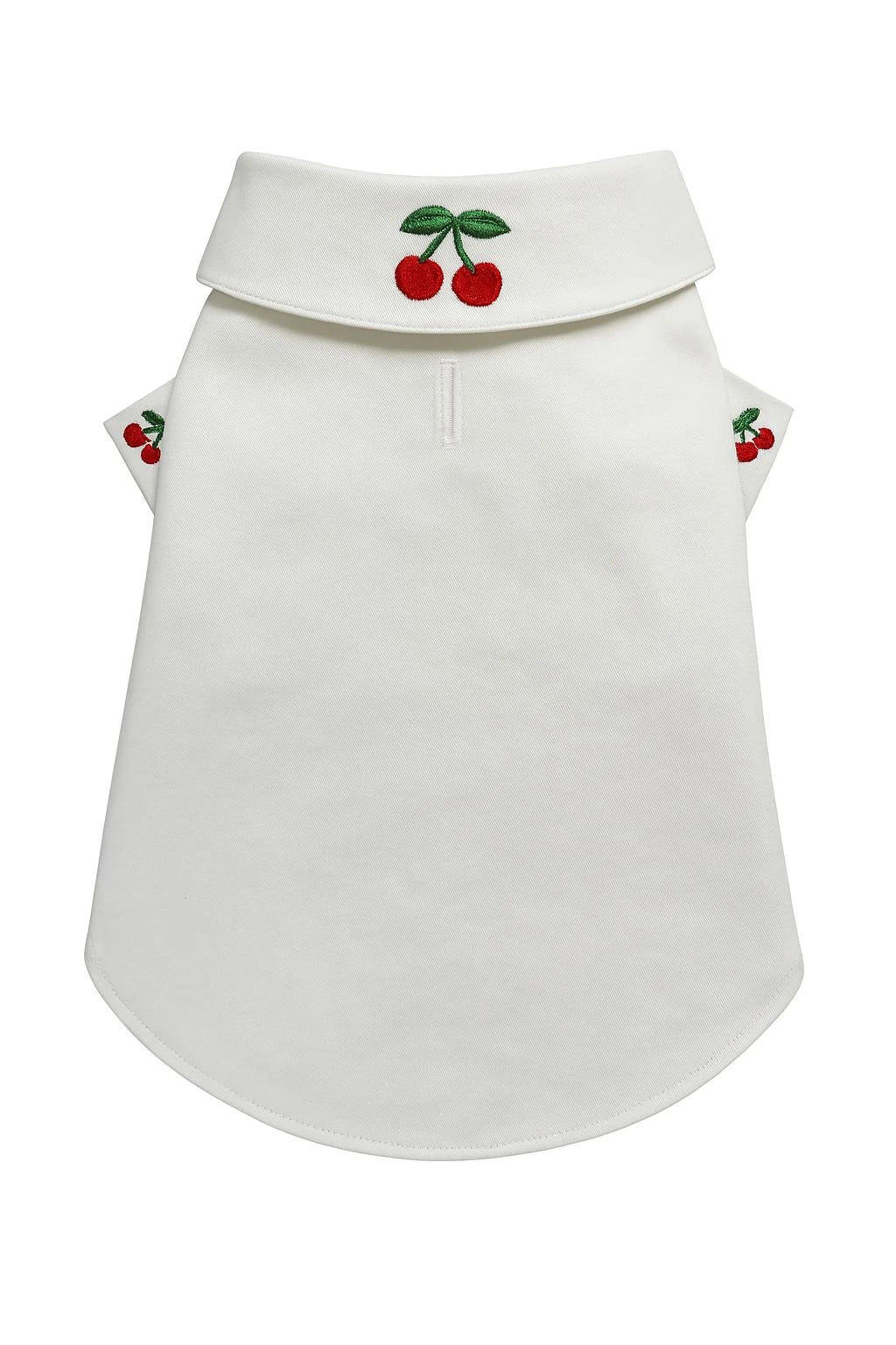 MERPAWW CHERRY EMBROIDERED DOG SHIRT