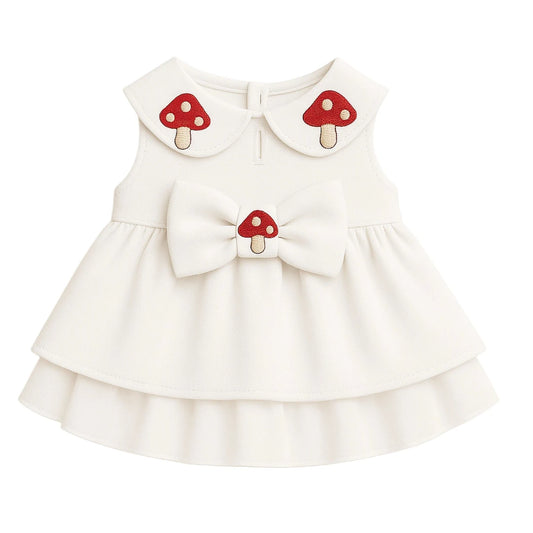 MERPAWW MUSHROOM EMBROIDERED DOG DRESS